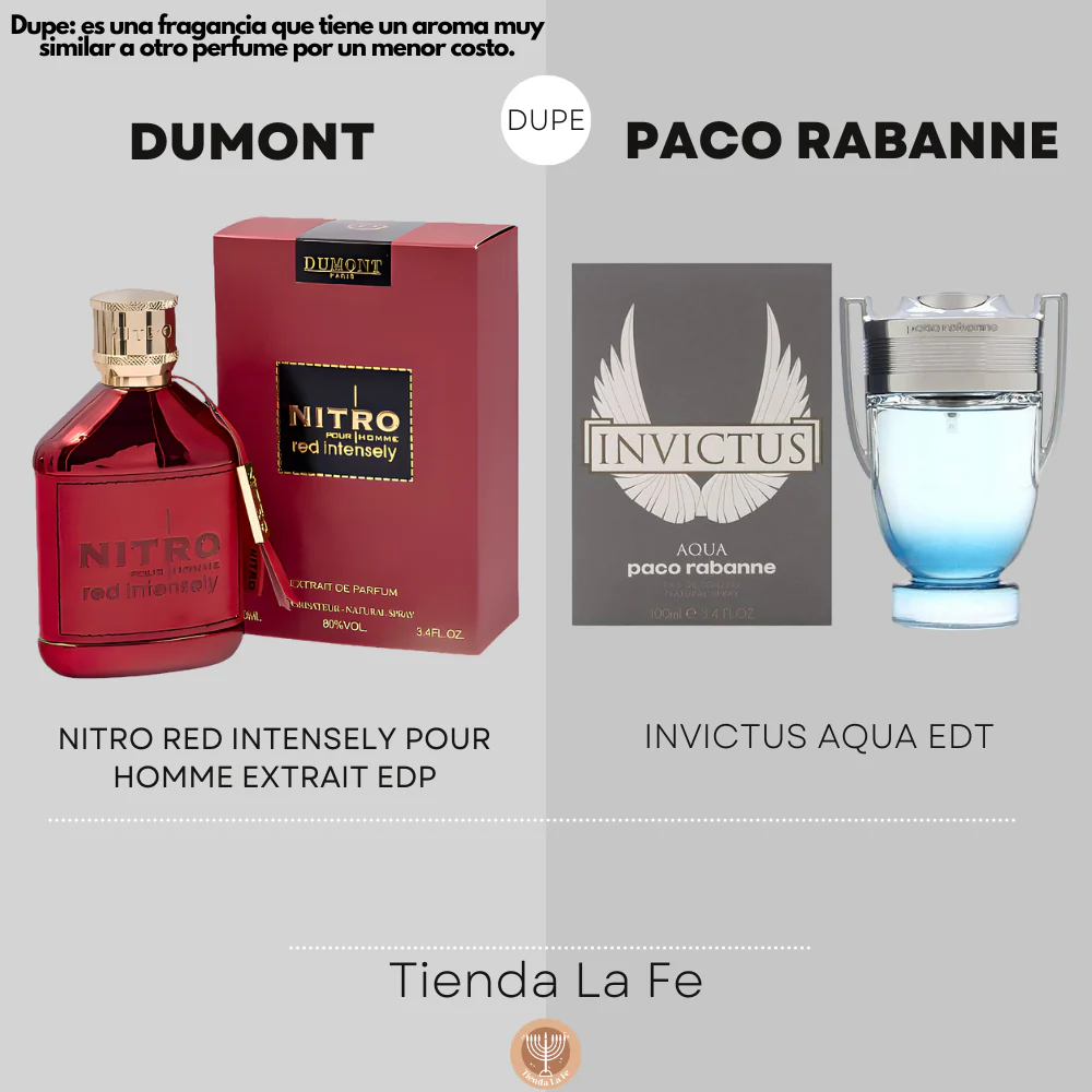 Dumont Paris Nitro Red Intensely Men 100ml Extracto EDP
